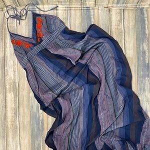 Boho Halter Maxi Dress Size M